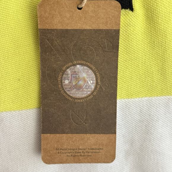 NWT Mitchell & Ness San Jose Clash Polo Shirt Men’s Sz Large Color Block Soccer - Picture 9 of 12